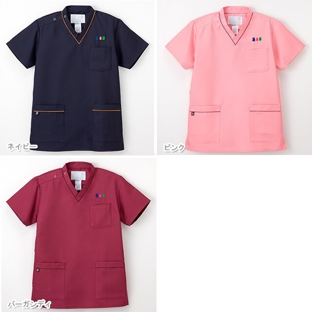 MFT5802 ナガイレーベン ミッフィー ナースウェア スクラブ 男女兼用