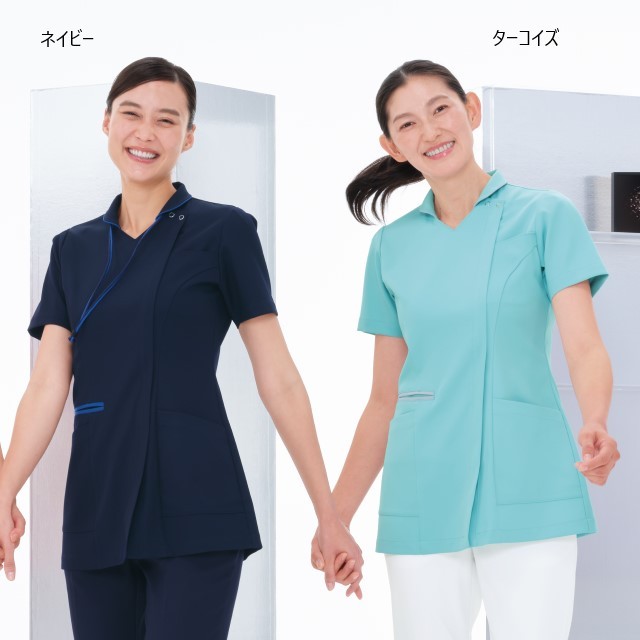 ナガイレーベン　女性上下セット（上ML1142下ML1123） Lサイズネイビー ナガイレーベン 女性上下セット（上ML1142下ML1123） Lサイズ