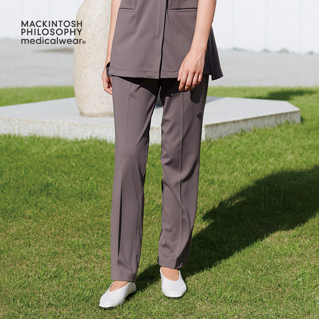 MPA3908 マッキントッシュフィロソフィー 女性用パンツ MACKINTOSH PHILOSOPHY レディースパンツ ナースパンツ 看護師 制菌加工 制電 ストレッチ 通気性 しわになりにくい 吸水 防汚