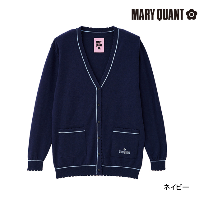 マリークワント　UVカット長袖カーディガン　グレー MARY QUANT（マリークヮント） カーディガン マリークワント