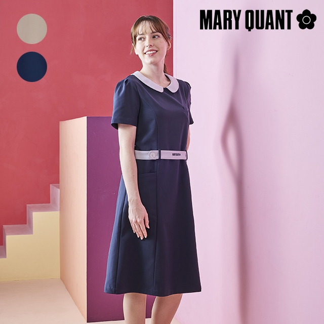 マリークワント MARY QUANT メディカルワンピース 介護スタッフ 訪問介護 訪問看護 看護師 ナース ナースウェア 介護 ケアスタッフ 保育スタッフ 病院 医院 クリニック 介護施設 保育施設 ユニセックス メディカルウェア