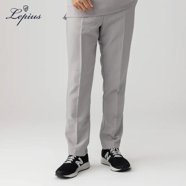 msp004 lepius スクラブパンツ メンズ センタープレス 男性用