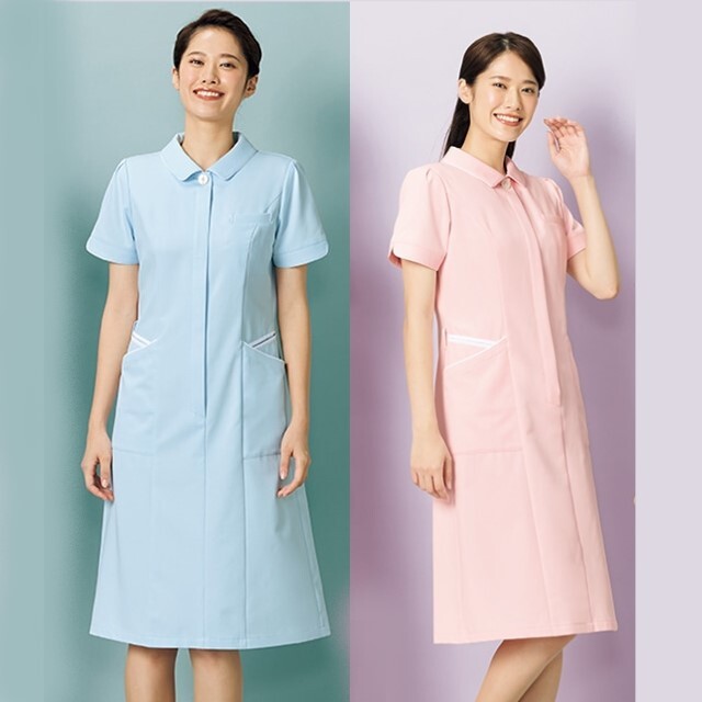 Op3053 Op3054 オンワード ナースウェア ワンピース 女性用 半袖 白衣ネット本店