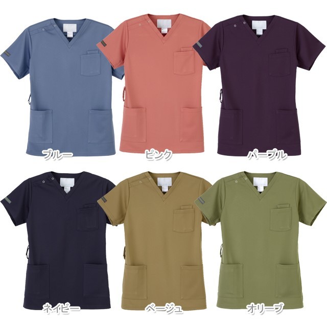 RF5502 ナガイレーベン ドクターウェア ナースウェア スクラブ 男女