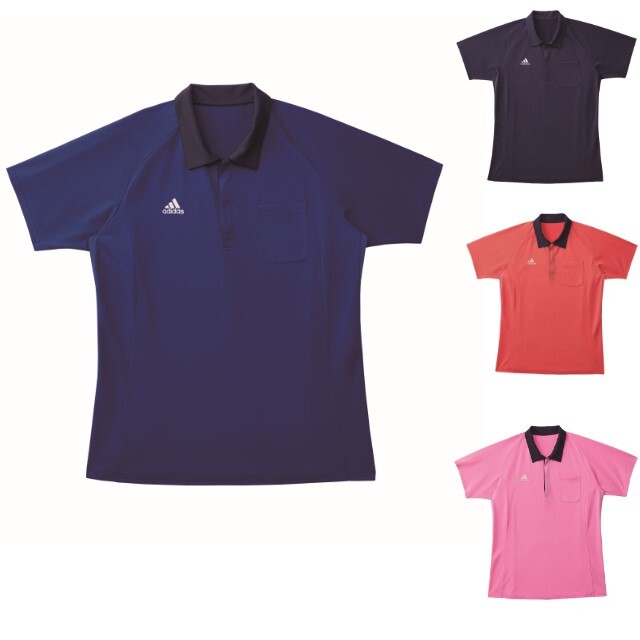【50%OFF】【SALE】【返品交換不可】SCS733 adidas アディダス ポロシャツ 男女兼用  KAZEN 医療用 介護 ケアウェア ポロシャツ シャツ ユニフォーム 介護スタッフ 施設 病院 医院 ネイビー ブルー ピンク オレンジ【特別価格】