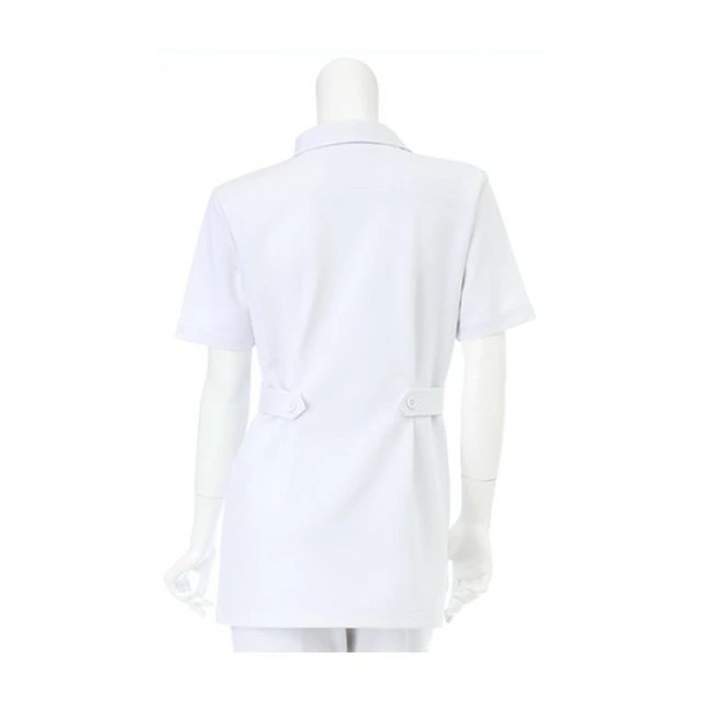 TS2077 ナガイレーベン ナースウェア ジャケット 女性用 半袖 制菌加工