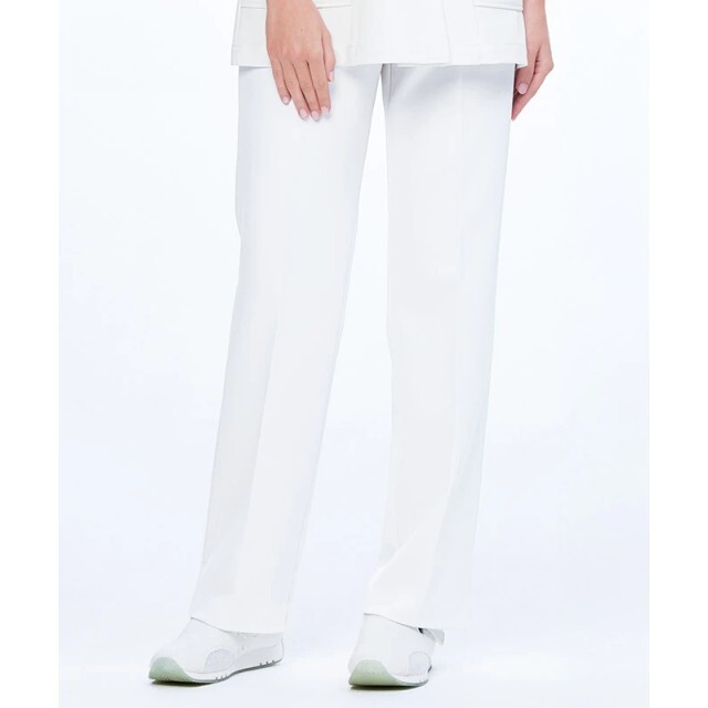 TS2088 ナガイレーベン ナースウェア パンツ 女性用 ストレート ノータック 後ろゴム 制菌加工 制電 吸水 防汚効果 伸縮性 形態安定素材 業務用洗濯可 NAGAILEBEN 医療用 看護師 介護 歯科衛生士 レディース レディス 女子 ズボン スラックス