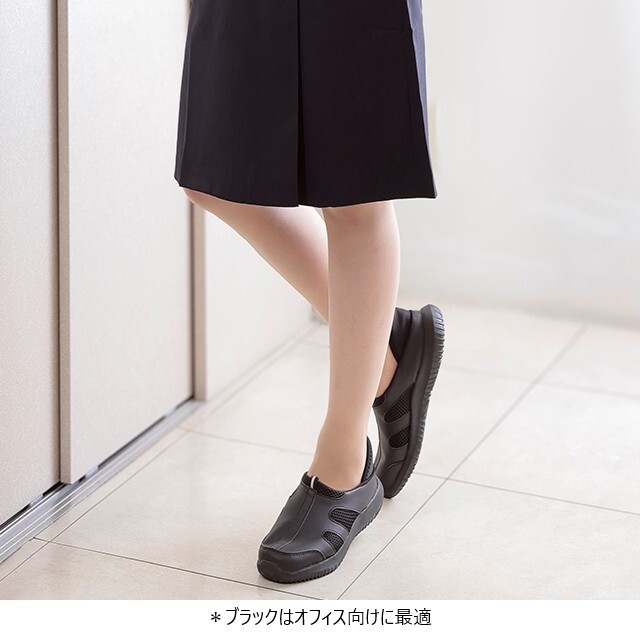 V104 マリアンヌ ナースシューズ 男女兼用 サボタイプ メッシュ 合成