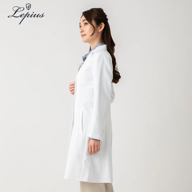 wdc039 lepius ドクターコート レディース 診察衣 長袖 シイージーケア