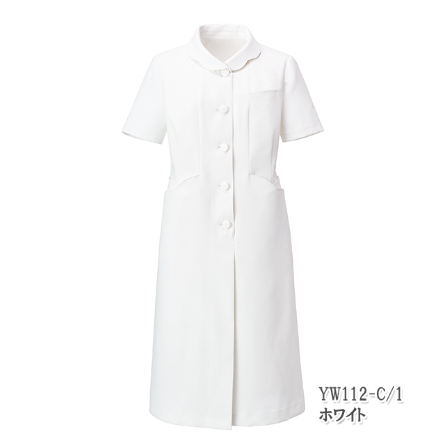 YW112 カゼン 渡辺雪三郎 ナースウェア ワンピース 女性用 半袖 携帯