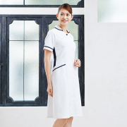 3019SC フォーク ナースウェア ワンピース 女性用 おしゃれ 可愛い