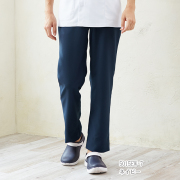 5015EW フォーク ナースウェア パンツ 男性用 ストレート ストレッチ 総ゴム ウエストゴム 透け防止 防汚防塵 制電 吸汗 SEK 制菌 工業洗濯可 しわになりにくい FOLK 医療用 看護師 医師 ドクター 医療用