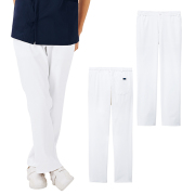 5027SC フォーク ナースウェア パンツ 男性用 スリムストレート ストレッチ 透け防止 防汚防塵 速乾 吸汗 制電 イージーケア FOLK 医療用 看護師 医者 メンズ 男子 スクラブパンツ スラックス ズボン ナースパンツ 大きいサイズ 4L ホワイト 白
