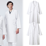 71-690 住商モンブラン 診察衣 シングルボタン 長袖 男性用 制菌 透け防止 制電 防汚 ポケット ペン差し MONTBLANC 医療用 薬剤師 教師 医師 薬局 医者 ドクター メンズ ドクターコート 白衣 おしゃれ