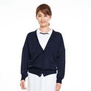 売れ筋商品|||カーディガン Vネック レディース  介護・医療用 長袖 丈長 住商モンブラン 56-051 56-051｜カーディガン ＆ ナースキャップ - Medical｜住商