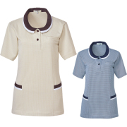 CR189 トンボ キラク 介護ウェア レディス ニット シャツ 女性用 クラークウェア 医療用 病院 医院 施設 受付 事務 工業洗濯 制服 ユニフォーム レディース TOMBOW KIRAKU