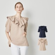 FR-0002 ナースウェア チュニック 六分袖 女性用 フォロレゾン UNITE ユナイト チトセ 透け防止 制菌 制電 ストレッチ イージーケア 工業洗濯対応 医療用 白衣 ナース 看護師 受付 事務 エステ クリニック サロン 歯科 美容 小児科 婦人科 薬剤師 ネイビー ピンク
