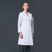 JK111 コシノジュンコ 住商モンブラン 診察衣 シングルボタン 女性用 長袖 制菌加工 ストレッチ 軽量 透け防止 JUNKO KOSHINO 医療用 医者 医師 女医 ドクター レディース レディス ドクターコート