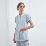 JS2201 ジルスチュアート クレリックジャケット ナースウェア 女性用 半袖 JILLSTUART 医療用 看護師 女子 レディース レディス 白衣 ジャケット ナース服 ホワイト ブルー ピンク