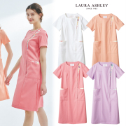 LW411 ローラ アシュレイ 住商モンブラン ナースウェア ワンピース 女性用 半袖 制菌加工 透け防止 制電 防汚 LAURA ASHLEY MONTBLANC ローラアシュレイ 医療用 看護師 エステ レディース