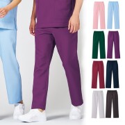 MB003 住商モンブラン パンツ 男女兼用 制菌加工 制電 ストレッチ ノータック ウエスト総ゴム ひも付き MONTBLANC 医療用 医師 ドクター 看護師 ナース 介護 ケアスタッフ 薬局 薬剤師 リハビリ 歯科 接骨院 整体 白衣 医務衣 ズボン スクラブパンツ
