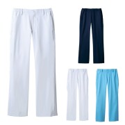 MB651 住商モンブラン ナース パンツ 男性用 メンズ ノータック 両脇ゴム 透け防止 制菌加工 吸汗 制電 防汚 MONTBLANC 医療用 看護師 ナース 男子 白衣 医務衣 ズボン ナースパンツ 介護 リハビリ 歯科助手 整体 整骨院 薬局 薬剤師