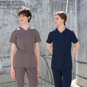 MPA3917 マッキントッシュフィロソフィー 女性用スクラブ MACKINTOSH PHILOSOPHY レディース スクラブ白衣 看護師 制菌加工 制電 ストレッチ 通気性 しわになりにくい 吸水 防汚