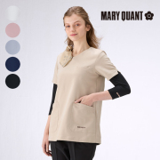 マリークワント MARY QUANT スクラブ白衣 スカーフ付き UVカット 介護スタッフ 訪問介護 訪問看護 看護師 ナース ナースウェア 介護 ケアスタッフ 保育スタッフ 病院 医院 クリニック 介護施設 保育施設 ユニセックス メディカルウェア