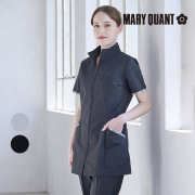 マリークワント MARY QUANT スタンド衿ジャケット白衣 UVカット 介護スタッフ 訪問介護 訪問看護 看護師 ナース ナースウェア 介護 ケアスタッフ 保育スタッフ 病院 医院 クリニック 介護施設 保育施設 ユニセックス メディカルウェア