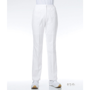 REP165 カゼン ナースウェア パンツ 女性用 抗ウイルス加工 制菌加工 抗菌防臭 吸汗 ストレッチ ブーツカット センタープレス 脇ゴム 裏地付き KAZEN 医療用 看護師 介護 レディース レディス 女子 ズボン 