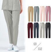 UM700 住商モンブラン uka ナースウェア パンツ レディス 女性用  制菌加工 吸汗速乾 制電 防汚 MONTBLANC ウカ scrub study 医療用 看護師 薬剤師 ドクター 医師 ナース レディース 上衣 白衣 ネイルカラー おしゃれスクラブ