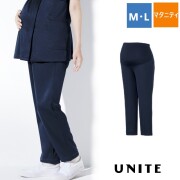 UN-0407 チトセ ユナイト マタニティ パンツ ウエストサイズ調節ゴム ウエストリブ 吸汗速乾 高通気 ストレッチ 制電 工業洗濯可 制菌加工 医療用 医師 看護師 介護 歯科 薬剤師 リハビリ 整体 妊婦 妊娠中 制服 ユニフォーム