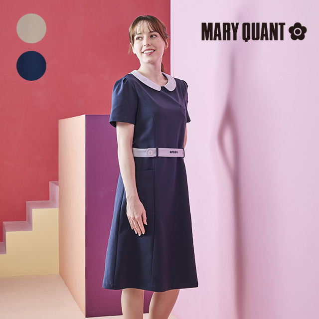 マリークワント MARY QUANT メディカルワンピース 介護スタッフ 訪問介護 訪問看護 看護師 ナース ナースウェア 介護 ケアスタッフ 保育スタッフ 病院 医院 クリニック 介護施設 保育施設 ユニセックス メディカルウェア