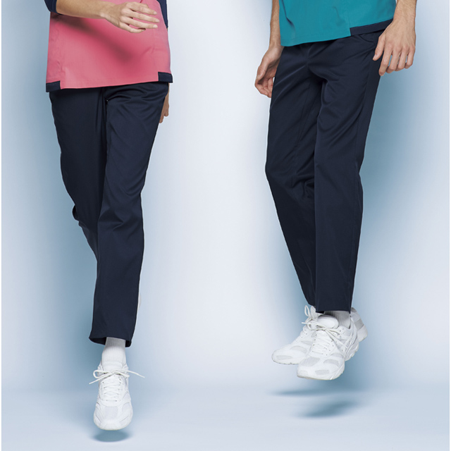 MZ-0182 チトセ ミズノ ナースウェア スクラブパンツ 男女兼用 ウエストゴム 両脇ポケット ヒップポケット 制電 ストレッチ 制菌 工業洗濯可 CHITOSE MIZUNO 医療用 看護師 介護 ユニセックス ズボン 