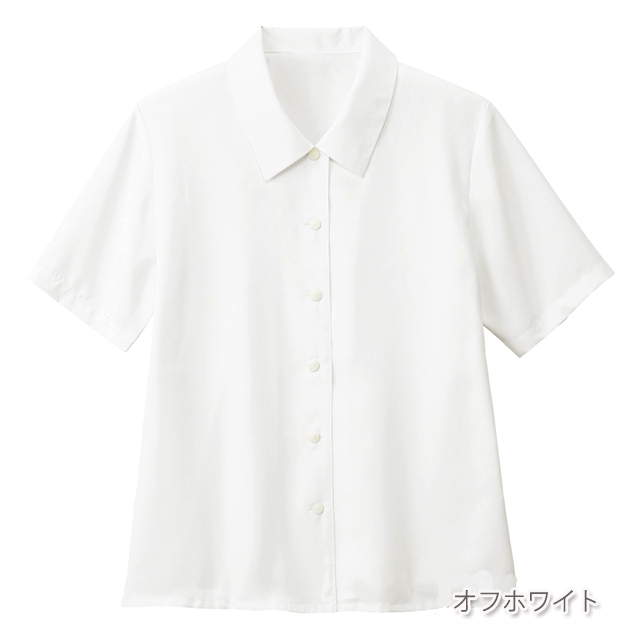 SB7000 フォーク オフィスウェア ブラウス 女性用 半袖 家庭洗濯可 速乾 静電気防止 吸水 吸汗 縮みにくい FOLK 医療用 事務服 制服 オフィスブラウス ワークウェア 受付 病院 クリニック レディース レディス