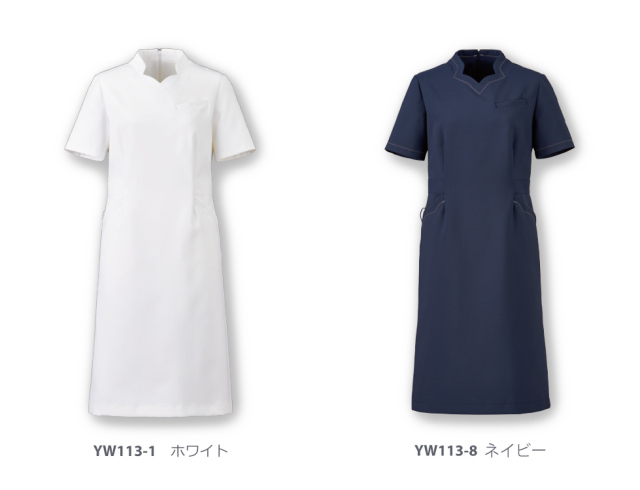 渡辺雪三郎】YW113 ワンピース 半袖【YUKISABURO WATANABE】 KAZEN