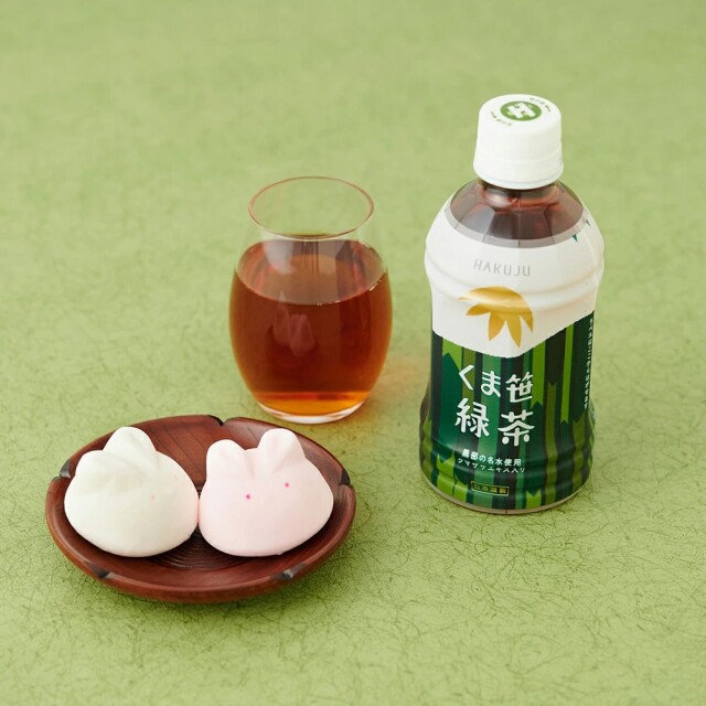 黒部の名水×厳選茶葉×クマザサ【くま笹緑茶】350ml入りペットボトル×24