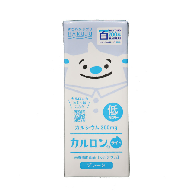 【100周年記念パッケージ】カルシウム飲料【カルロンライト】200ｍｌ×24本入り 低カロリー・高カルシウム飲料