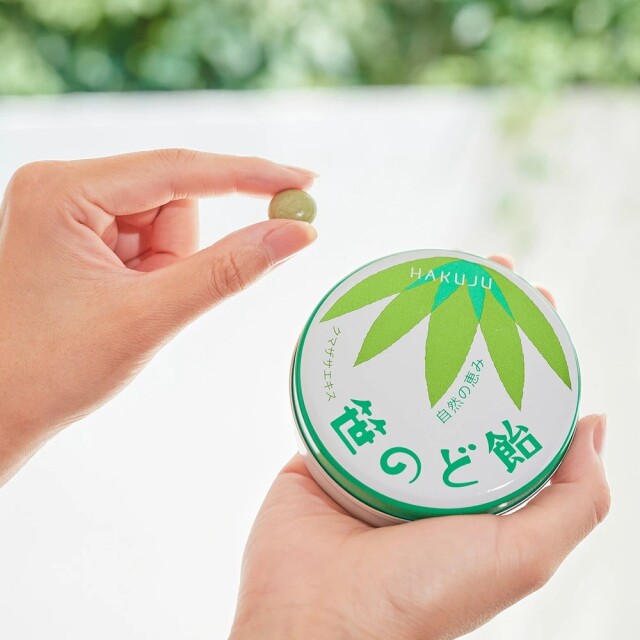 クマザサ×ハーブ【笹のど飴】60粒 缶入り｜白寿生科学研究所公式通販サイト