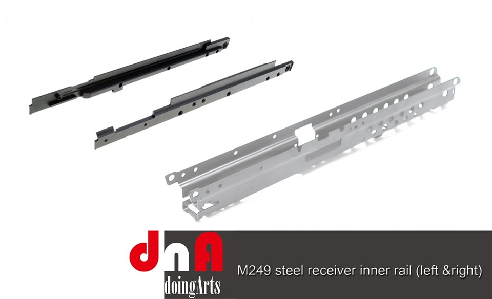 DNA M249 レシーバーインナーレール/Steel (For VFC M249 GBB)