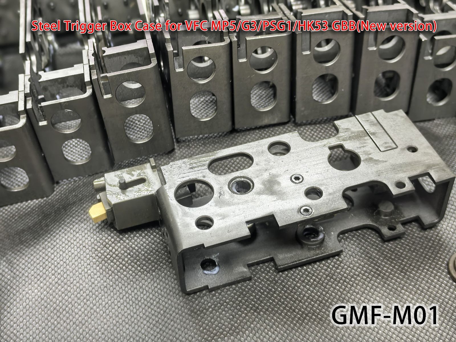 BOW MASTER VFC MP5/G3/PSG-1/HK53用 CNCスティールトリガーボックス(New version)
