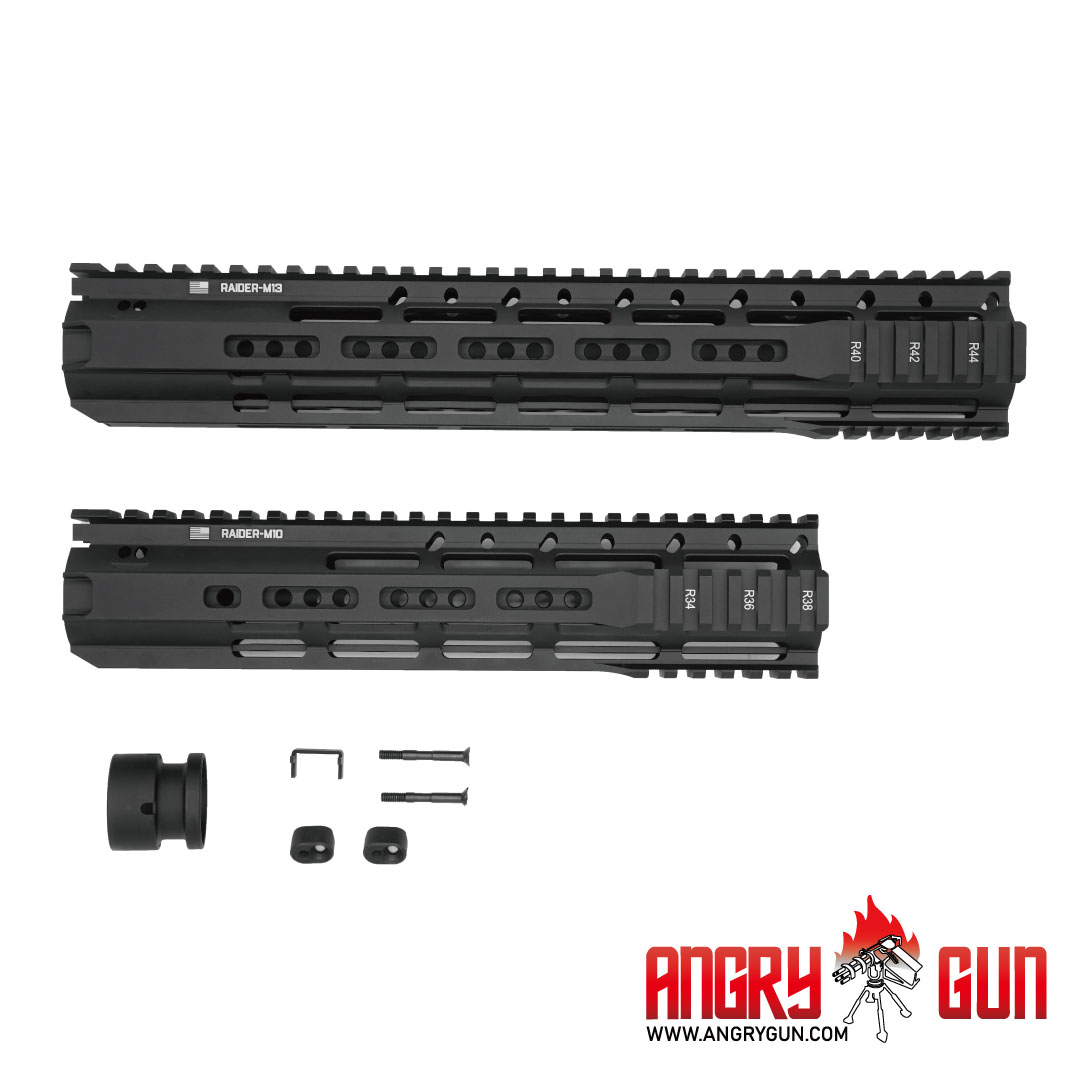 Angrygun BCM RAIDERタイプ M-LOKレールハンドガード(AEG/PTW/GBB用)