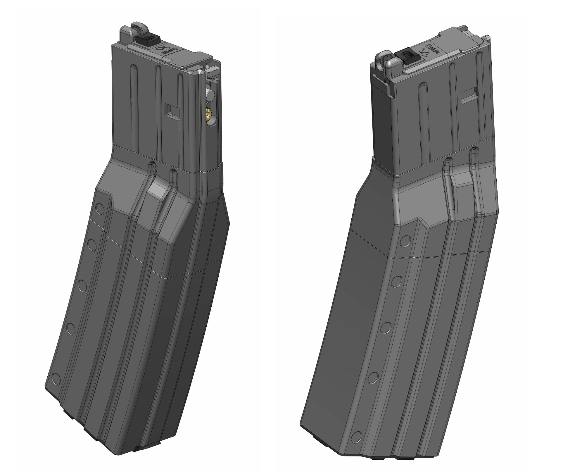 【新製品予約】DYTAC マルイMWSシリーズ用 SF 60rdスタイル アルミCNCマガジン(BB 50連)
