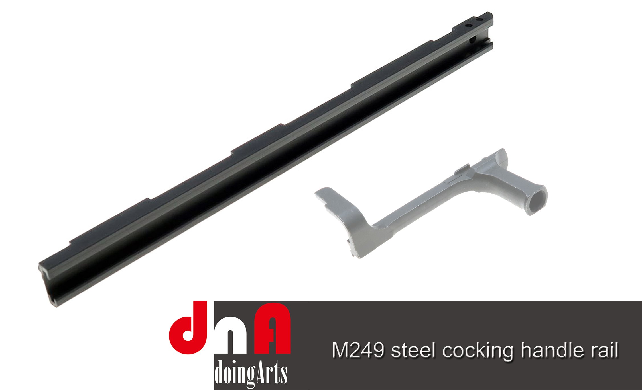 DNA M249 スチールコッキングハンドルレール (For VFC M249 GBB)