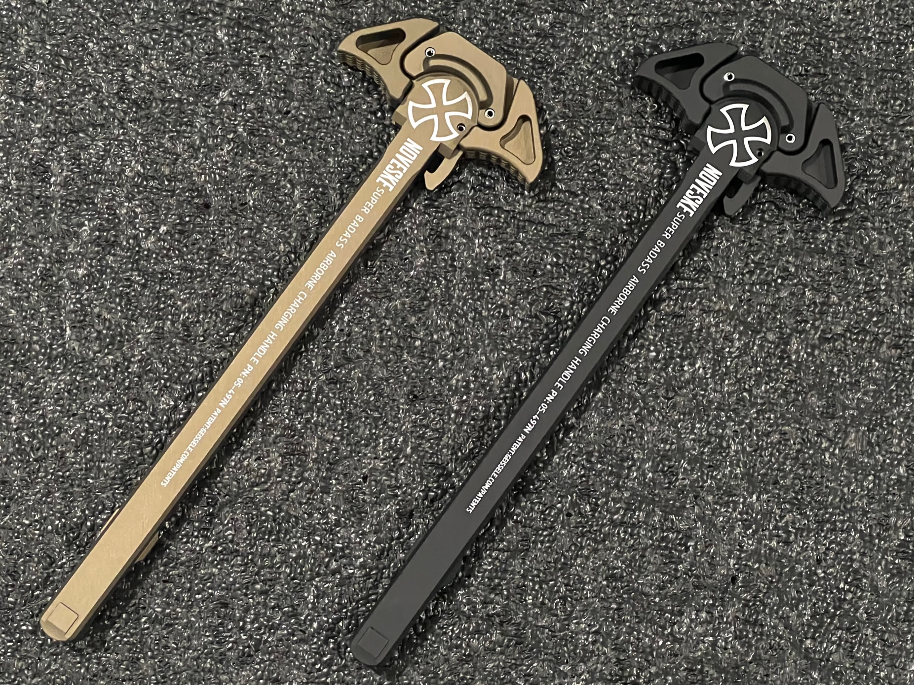 【特価】Angrygun Noveske Super badass タイプチャージングハンドル(MWS用/PTW,VFC,WE,GHK用)