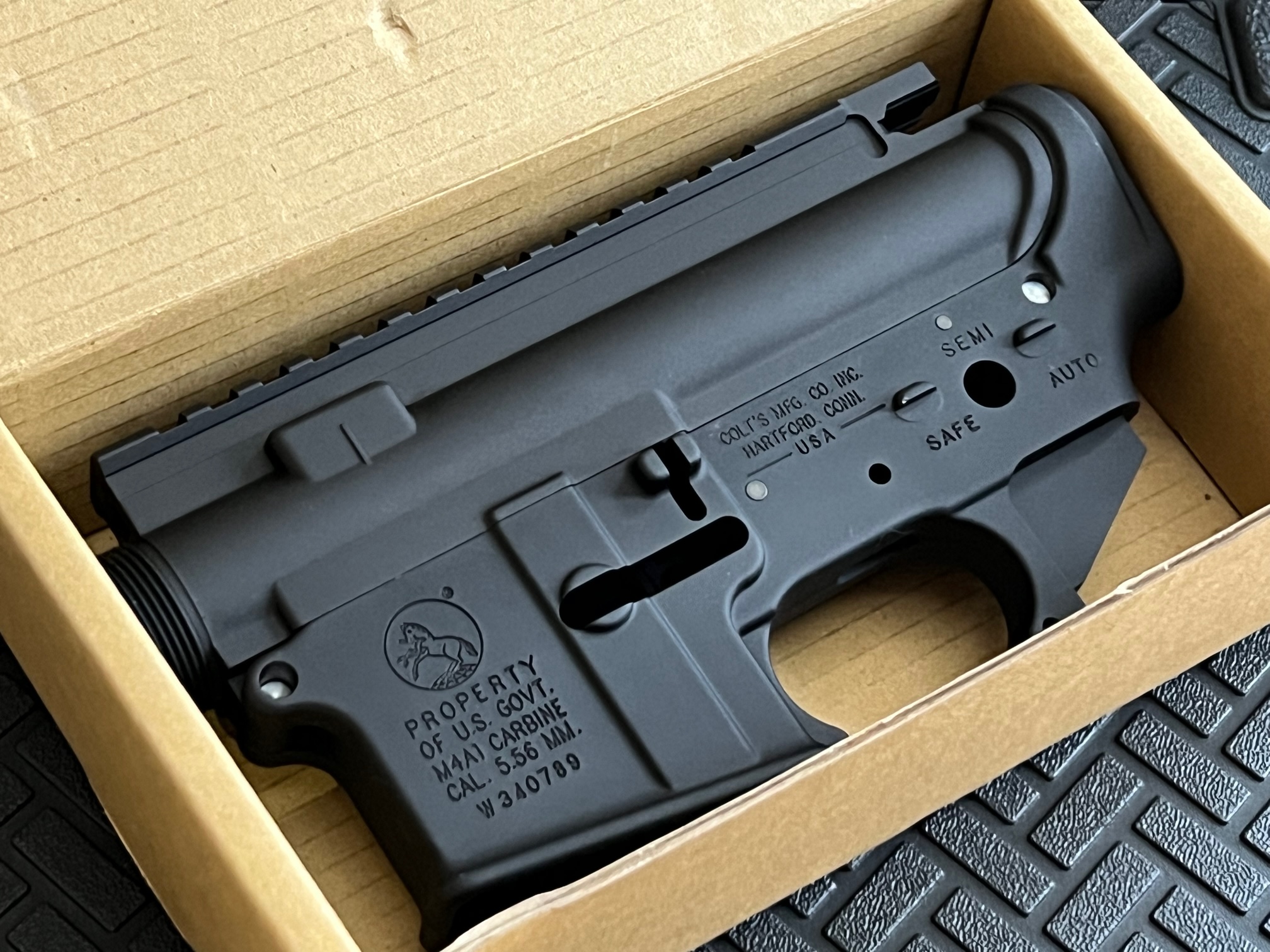 Zparts マルイ MWS用 鍛造レシーバーキット(コルト刻印/無刻印)