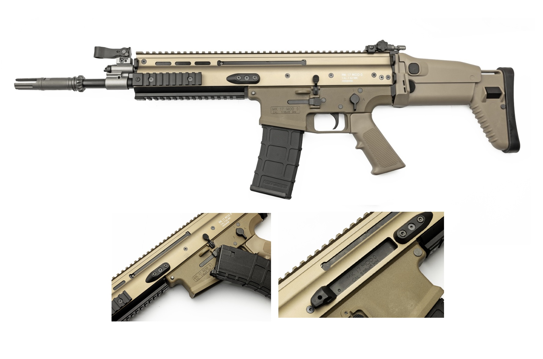 【新製品予約】RENEGADE SCAR MK17 MOD0 5.56 ガスブローバックライフル(GHKシステム)