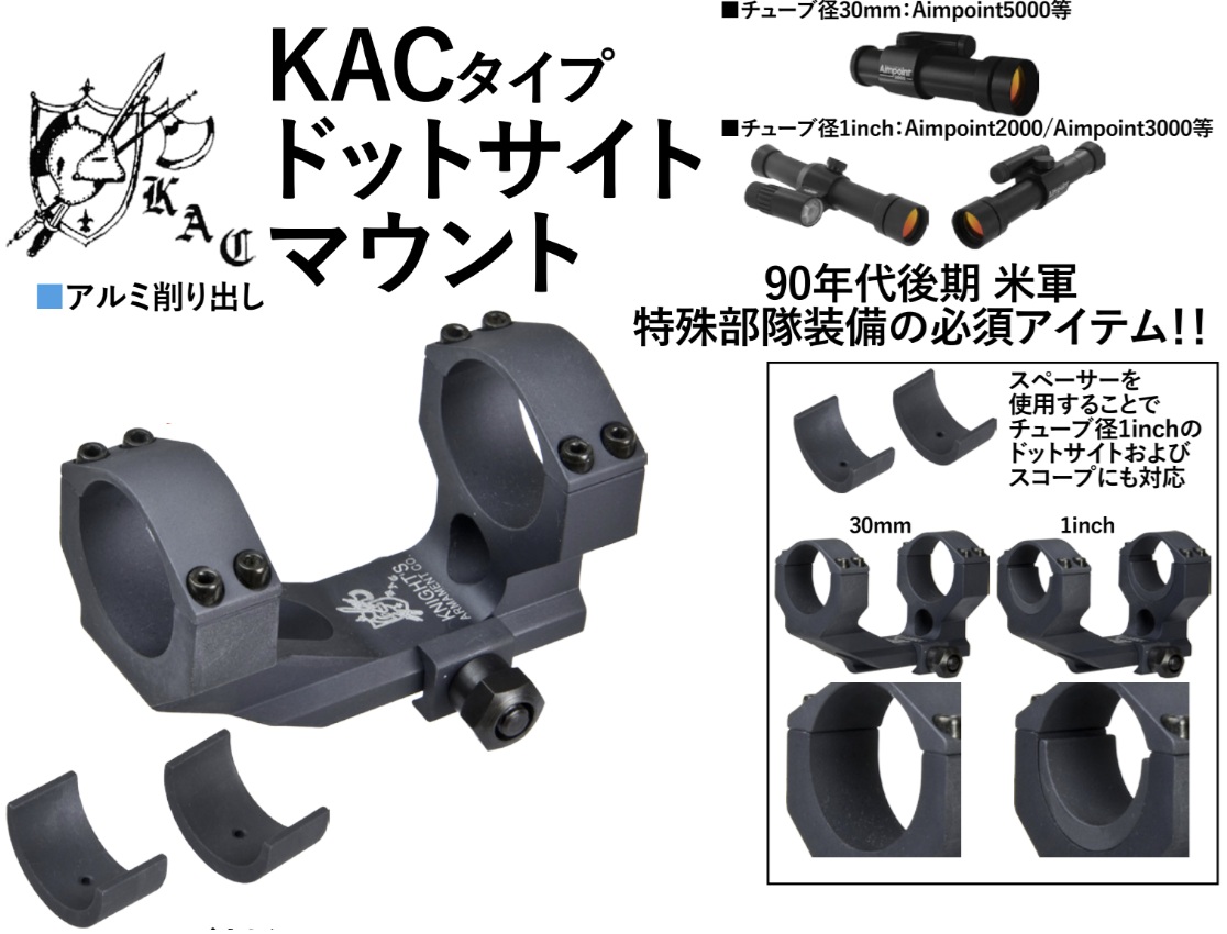NB KACタイプ Aimpoint5000/M2用オフセットマウント