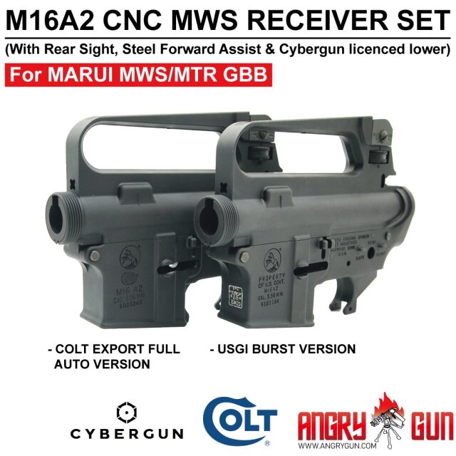 Angrygun マルイ MWS用M16A2 CNCレシーバーキット