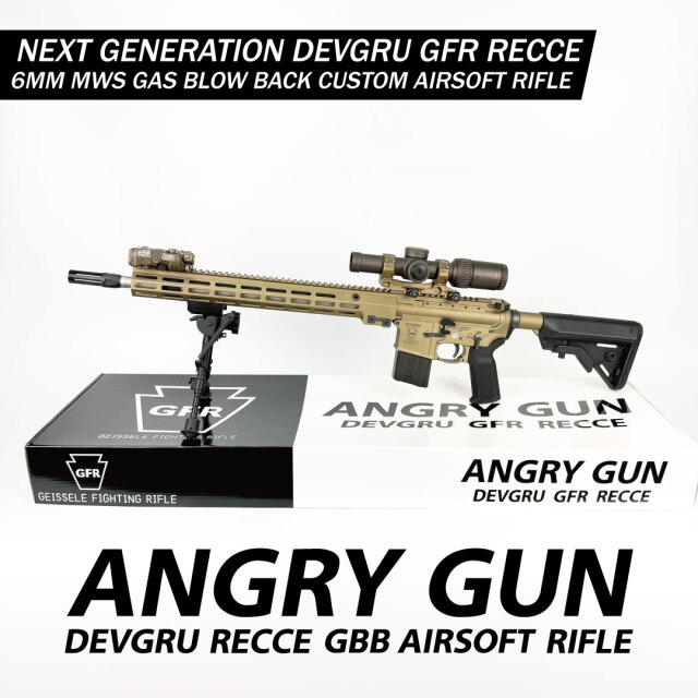 Angrygun GEISSELE GFR DEVGRU RECCE コンプリートカスタムGBB(MWSベース)